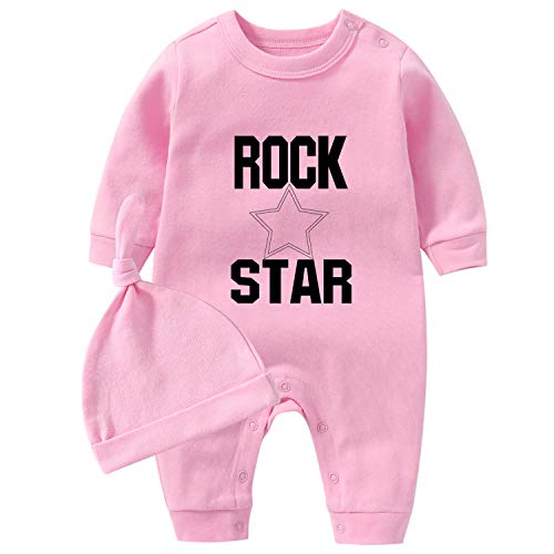 culbutomind Conjunto de de bebé de manga larga con estampado de roca, ropa de recién nacido | Rock niños